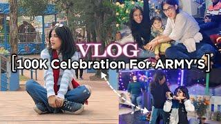  UNPLANNED 1 Lakh Celebration VLOG For ARMY'S!  Saranghae  #vlog #btsarmy