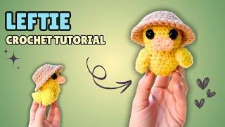 LEFTIE Crochet: Duck with Bucket Hat Tutorial for Beginners (Part 3)