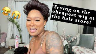 I bought the cheapest wigs at the hair store