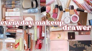 VLOGMAS DAY 21: my everyday makeup drawer makeover! - *shop my stash*  2024