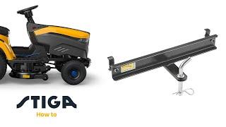 How to | How to install the trailer hitch on your STIGA garden tractor