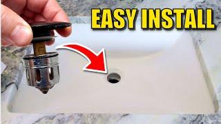 How to Install a Sink Pop Up Drain