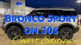 2021 Ford Bronco Sport Covert Edition 1.5” Lifted on 30s Review