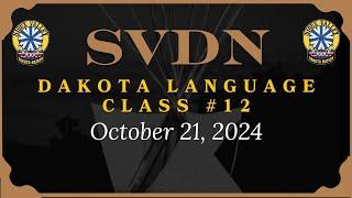 SVDN - Dakota Language Class 12