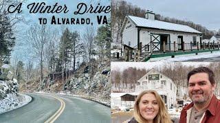 A Winding, Snowy Drive in Appalachia: Alvarado, Virginia