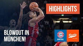 Highlights: FC Bayern München Basketball - RASTA Vechta | BBL Pokal Viertelfinale | @dynbasketball