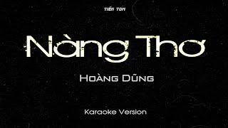 Nàng Thơ - Karaoke (Acoustic Version)