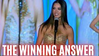 WINNING ANSWER of Kathleen Paton  of The Philippines at Miss Eco International 2022