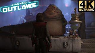 STAR WARS OUTLAWS Kay Vess Meets Jabba the Hutt Cutscene Cinematic in 4K ULTRA HD