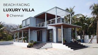 Beach Facing Luxury Villa | Built with 4 Shipping Containers in Chennai | The Habitainer