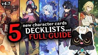 Version 4.7 - Xinyan Yunjin Furina Wriothesley Kaveh full guide & deck lists! | Genshin Impact TCG