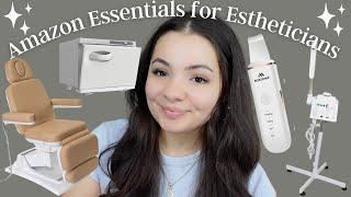 Amazon Essentials For Estheticians| Must Haves for any licensed solo Estheticians Treatment room