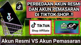 PERBEDAAN AKUN RESMI DAN AKUN PEMASARAN DI TIKTOKterbaru dengan tema GOTO produk Lokal