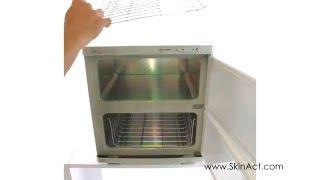 COMBO HOT TOWEL CABINET WITH STERILIZER (2 IN 1)