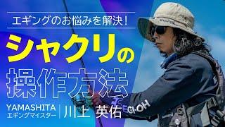 【シャクリ方の基本 - シャクリの操作方法】プロが教える！エギング入門