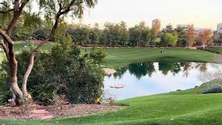 Wynn Las Vegas Golf course view at sunset! #gambling #casinos #vegas