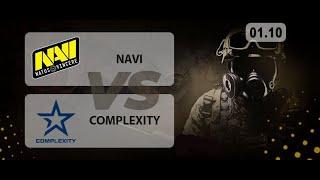 [RU] первая карта полуфинала  NAVI vs Complexity BO3 | ESL Pro League Season 12