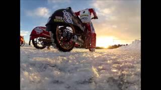 Franky Zorn Icespeedway Training Sweden 2014