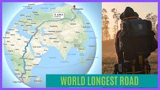 Longest walkable Road on Earth | Magadan to Capetown #facts #world Factairs