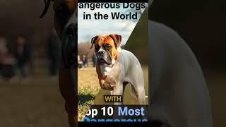 "Top 10 Most Dangerous Dogs in the World!  #animalplanetjk