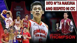 DITO NAG SIMULA ANG PAG SIKAT NI THOMPSON | 1ST BEST PLAYER OF THE GAME NI SCOTTIE AS GINEBRA PLAYER