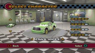 Cars GameCube - Chick Hicks Gameplay (Dolphin)