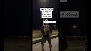 20min EMOM Truck Stop Workout | Bodyweight exercises #fittrucker #trucking