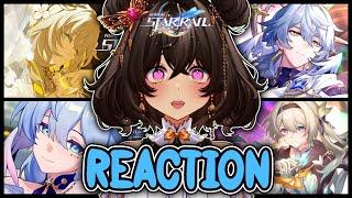 NEW PLAYER Reacts to EVERY Honkai Star Rail Version Trailer