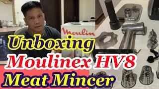 UNBOXING MOULINEX  HV8 MEAT MINCER | HOW TO USE AND ASSEMBLING | FUNCTIONS