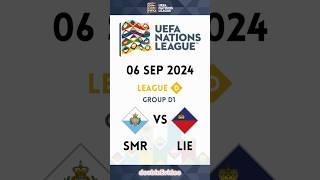 San Marino VS Liechtenstein #uefa #nationsleague #2024 #sanmarino #liechtenstein #doubleevideo