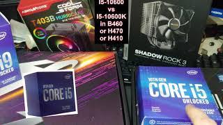 Vlog 2450: Worth using I5 10600k in a B460, H470, H410 motherboard or go with I5 10600