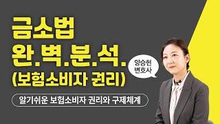 보험소비자 권리와 사후적 구제체계 연구: 금융소비자보호법 중심으로(양승현 연구위원, 변호사)