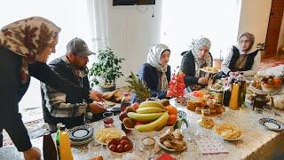 How is the holiday of Uraza Bayram celebrated in a mountain village in Dagestan?