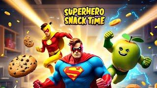 "super hero snack time poem".@zigzag tv