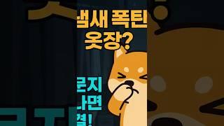 옷장에서 쉰내 나죠?  신문지·숯·티백이면 끝!  문도 하루 한 번 열어두세요  #장마철팁 #옷장냄새OUT