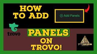 How To Make Trovo Panels - FULL TUTORIAL