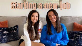 STARTING A NEW JOB: Top Tips | Becca and Soph