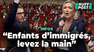 Léaument demande aux descendants d’immigrés de lever la main, Le Pen répond « Bardella »