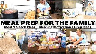 How I Meal Prep For My Family On A Budget in 2022|$78 Walmart Grocery Haul + Cleaning Motivation