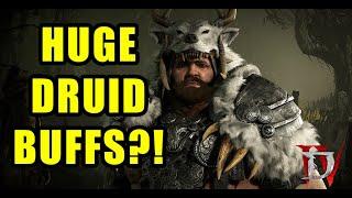 Diablo 4 First HUGE Patch TONS of Druid Buffs!