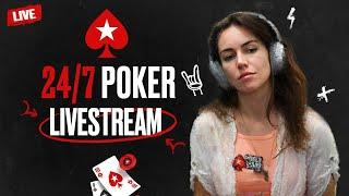 BEST POKER TOURNAMENTS NON-STOP!  24/7 LIVE POKER