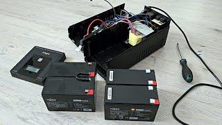 🪫 How to replace the batteries in dual battery (24V total) nJoy Cadu UPS 