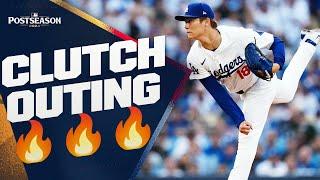 Yoshinobu Yamamoto tosses 5 SHUTOUT INNINGS in NLDS Game 5! | 山本由伸ハイライト