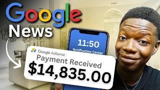 Earn $100/monthly With Google News For FREE