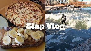 Is The Viral Dominos Pizza Worth It? - River Surfing In November And Big Snow Storm Vlog!