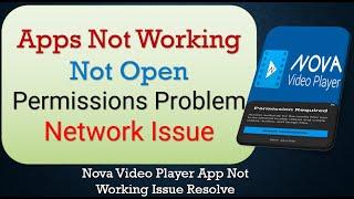 How To Fix Nova Video Player App not working | Not Open | Space Issue | Keeps Crashing Problem