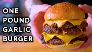 Quadruple Patty Garlic Burger from Burger King Japan | Anything with Alvin