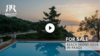 Beach Front Double Maisonette in Paxos, Greece RR6257 | Roula Rouva Real Estate