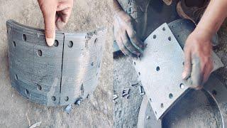 Truck brakes shoe manufacturing process Amazing || Technical production skills