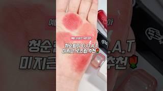 청순함이 G.O.A.T 미지근한 로즈립 추천